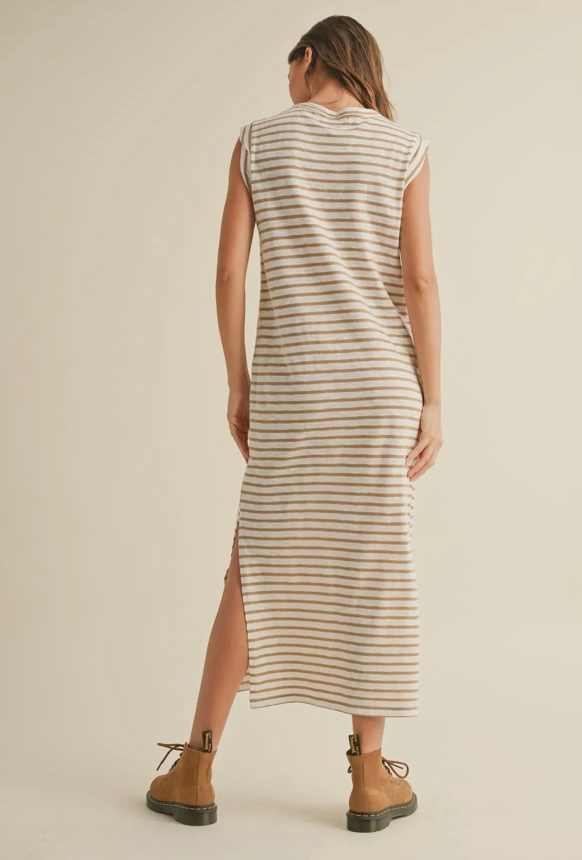 Striped Midi Dress