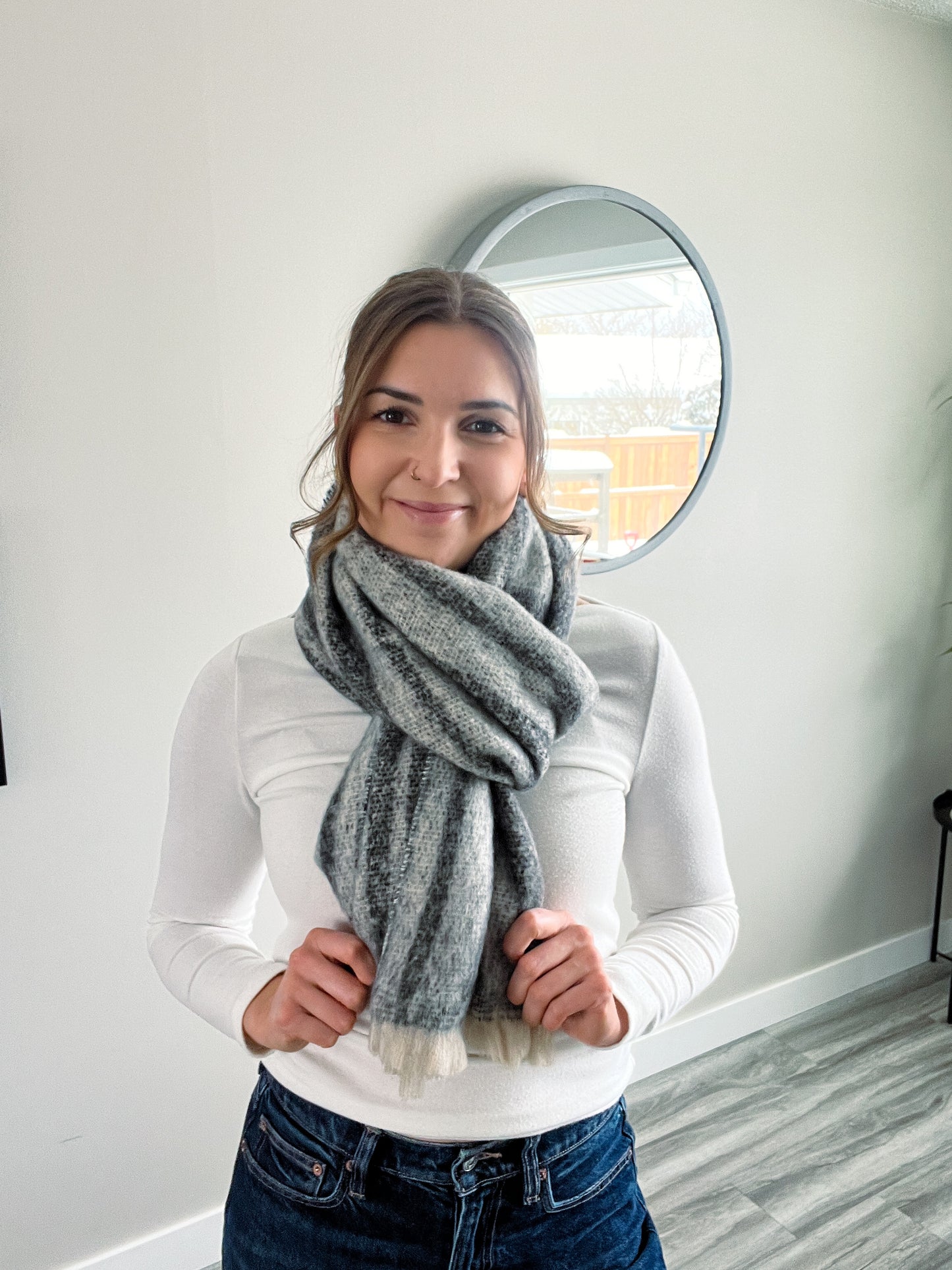 Chunky Abstract Scarf