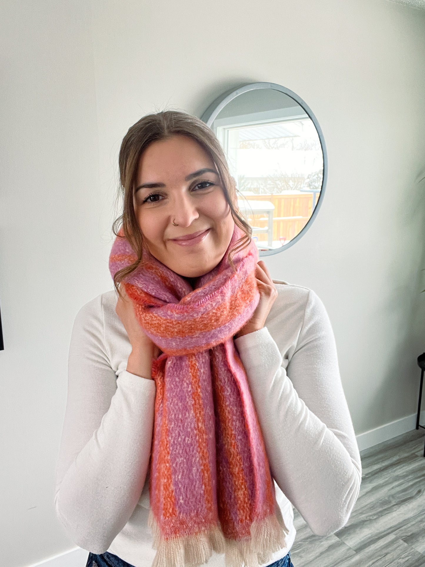 Chunky Abstract Scarf