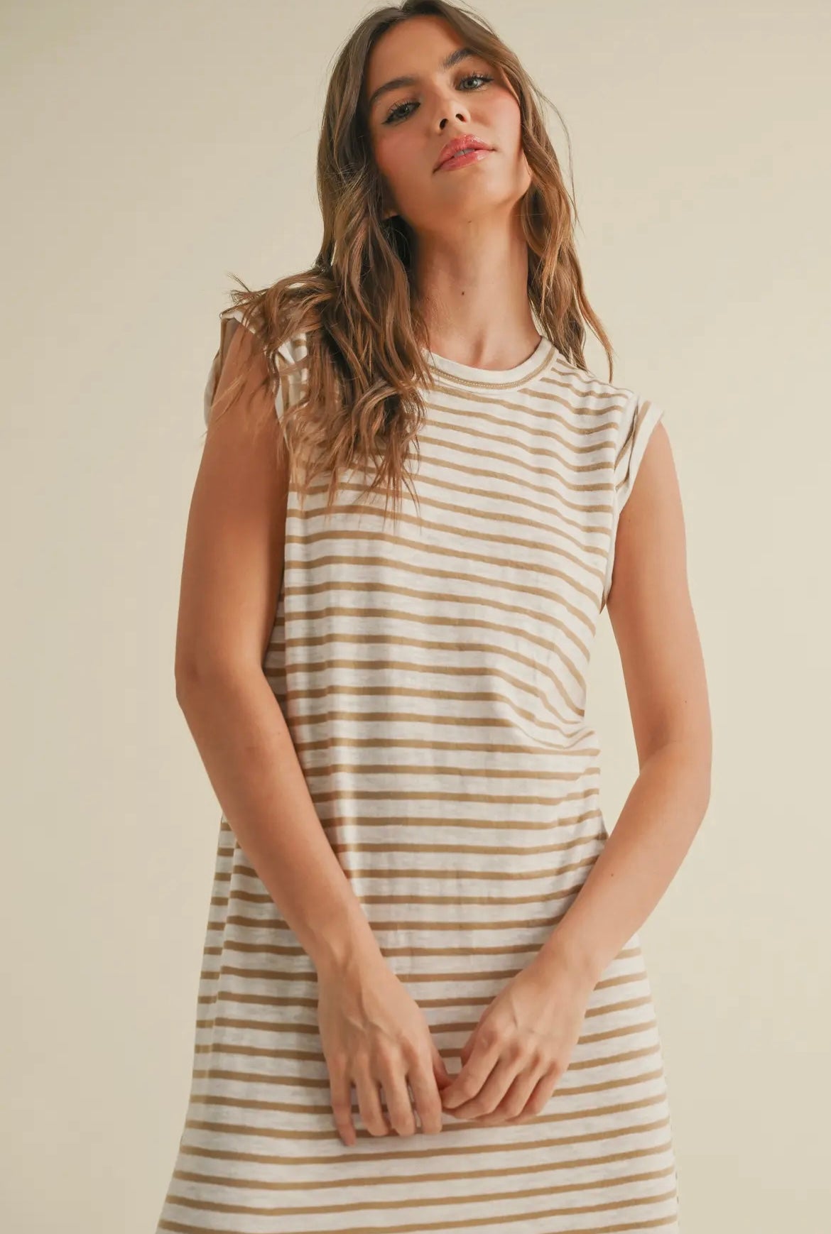 Striped Midi Dress