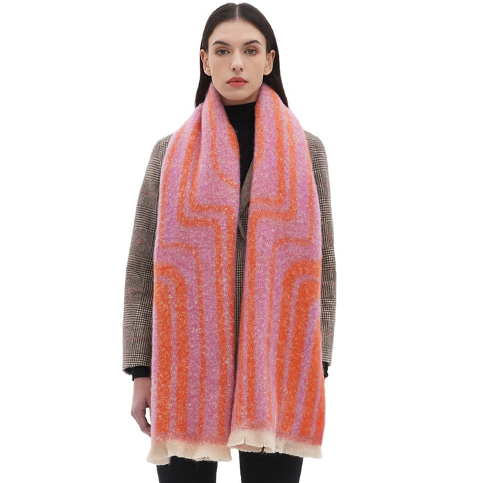 Chunky Abstract Scarf