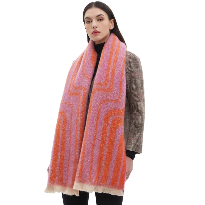 Chunky Abstract Scarf