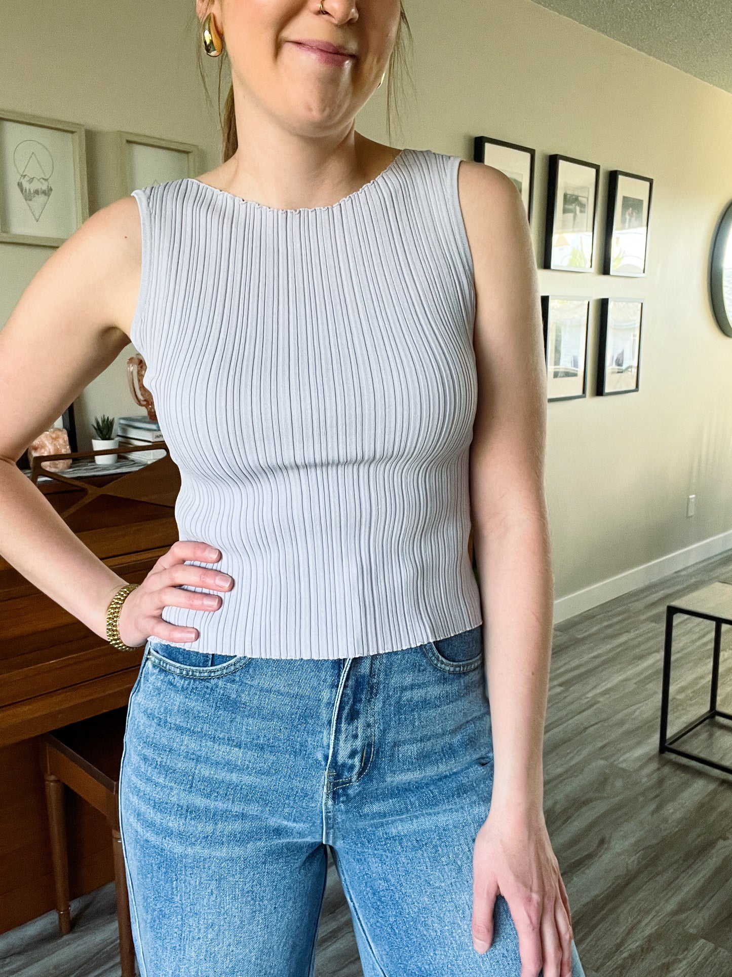 Ribbed Knit Top