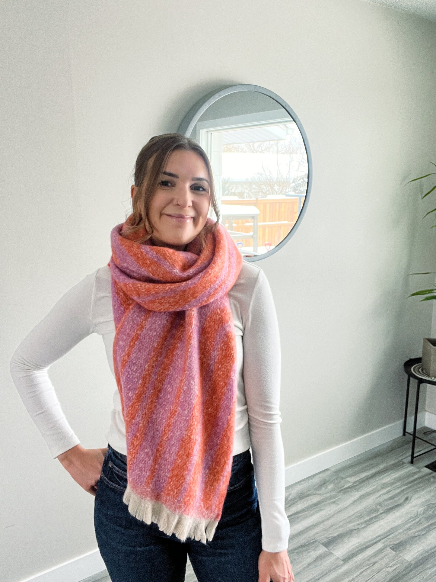 Chunky Abstract Scarf