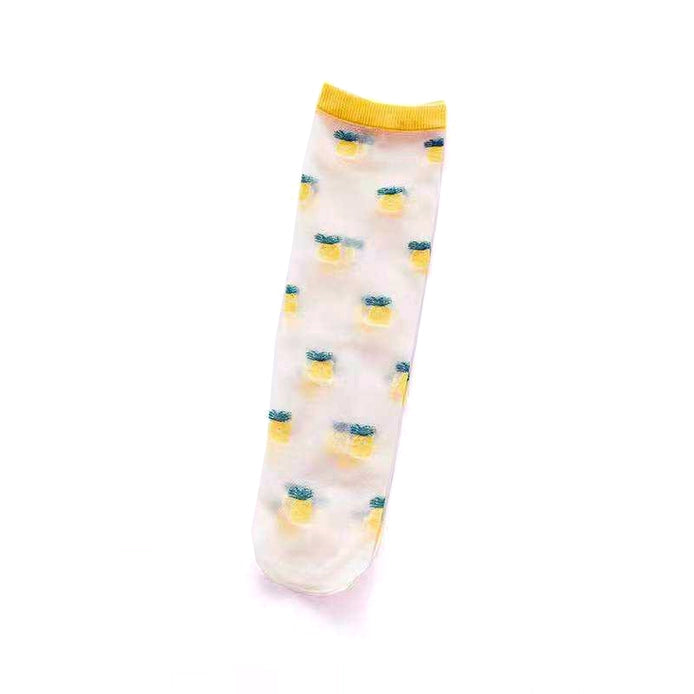 Sheer Fruit Socks